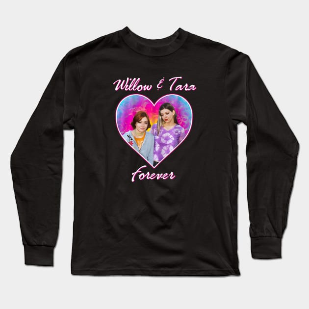 Willow And Tara Forever Buffy The Vampire Slayer Long Sleeve T-Shirt by Mendozab Angelob